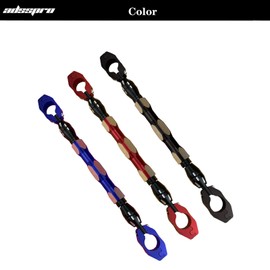 Adsspro Universal Motorcycle CNC Aluminum 7/8" 22mm Adjustable Handle Bracket Bar Handlebar Balance Crossbar Cross Bar Steering Wheel Strengthen Reinforce Lever For Motorbike pit dirt bike (Black)