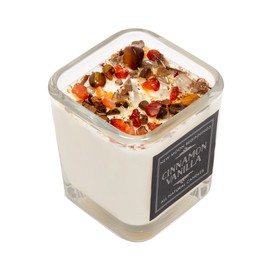 Cinnamon Vanilla Candle by New Moon Beginnings - Fall Scented Candles - Herb & Crystal Candles - Soy Candle - Autumn Fall Candles