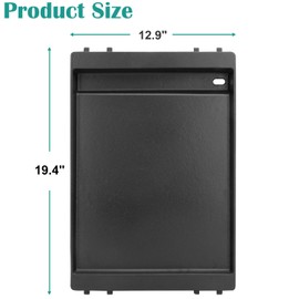 7566 Cast Iron Inserts Griddle for Weber Genesis 300 Series Gas Grill, Cooking Griddle for Weber Genesis 300 Series E-310 E-320 E-330 S-310 S-320 S-330 EP-310 EP-320 EP-330 CEP-310 CEP-330 ESP-310