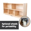 SPARK & WOW 5-Compartment Solid Wood Storage Cabinet | Toy