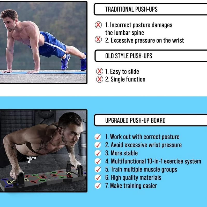 Push Up Board for Men & Women, Multi-Functional Push Up