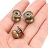 sourcing map 24pcs 0.46" x 0.51" Mini Round Knobs, Small