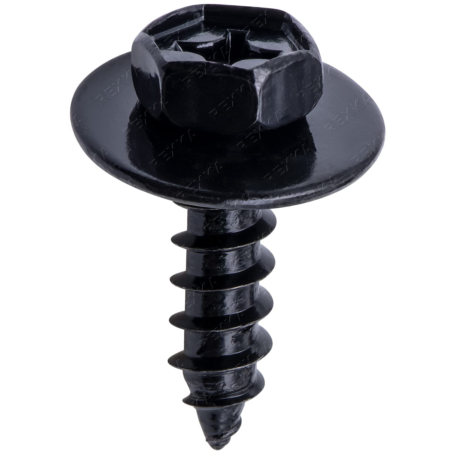 Rexka 20pcs Bumper Cover Splash Shield Screw Bolt Compatible with ...
