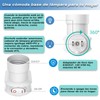 MOSU Enchufe de luz enchufable,Adaptador de extensión de Enchufe E26/E27