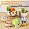 600W Electric Hand Mixer with 6 Piece Mixing Bowls with