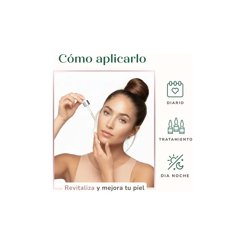 Serum Vitamina C + Escualeno Rosa Mosqueta Hidratante Facial