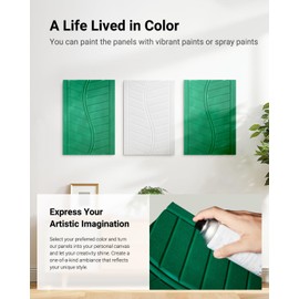 Topnaca Sound Proof Panels for Walls, 17"×11"×0.4" Self Adhesive Soundproof Wall Panels, 6 Pack High Density Sound Proofing Panels for Walls for Recording Studio Home Offices (White)