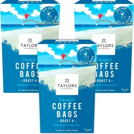 Taylors of Harrogate Decaffe Coffee Bags - 3 Boxes of 10 (Total 30 Bags)