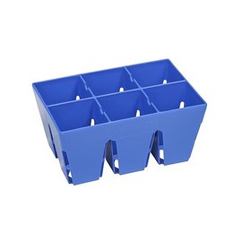 SUNPACK® Mega Square Insert, 6-Cell, Blue