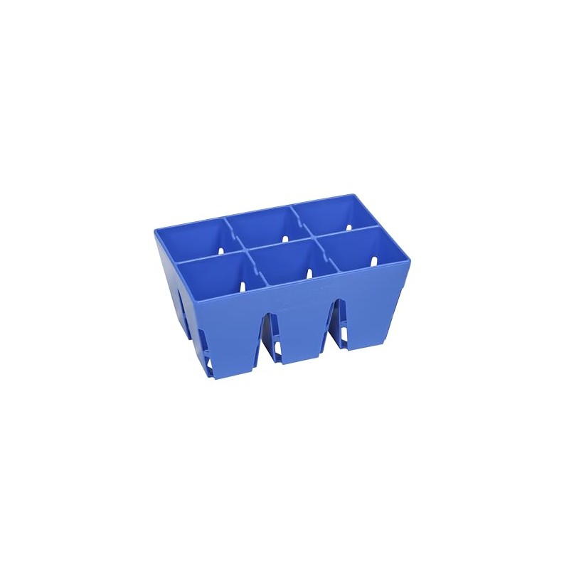 SUNPACK® Mega Square Insert, 6-Cell, Blue