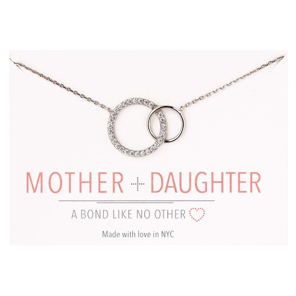 A+O Gifts for Mom, Mother Daughter Gift - Interlocking Circle