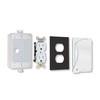 SIGMA ENGINEERED SOLUTIONS 16446WH Universal Metal Weatherproof Outdoor Electrical Outlet
