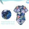 Qterdiz Big Girls One Piece Swimsuits Rash Guard for Girl