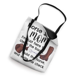 Horse Show Mom Cute Funny Barn Mothers Day Equestrian Gifts Tote Bag