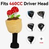 Mushroom Plush Golf Driver Headcover with Sock, Funny Golf Head