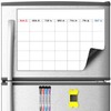 Monoc Whiteboard Calendar Magnetic Sheet for Refrigerator Easy to Erase