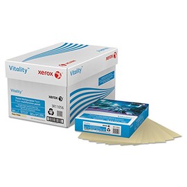 Xerox 3R11056 Vitality Pastel Multipurpose Paper, 8 1/2 x 11, Ivory, 500 Sheets/RM