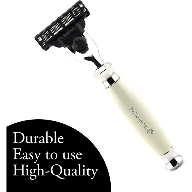 Razor with 3 edges and thorough and durable razor blade