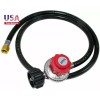sashow 5FT High Pressure Propane 0-20PSI Adjustable Regulator with QCC1