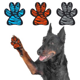 SCENEREAL Dog Paw Protector Anti-Slip Grips to Keeps Dogs from Slipping On Hardwood Floors, Best for Summer Hot Pavement, Dog Shoes Booties Socks Replacemen L 48 Pieces