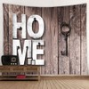 BohemianCreative Wooden Board Wall Hanging Bedding Tapestry Wall Hanging 16(150*150CM)