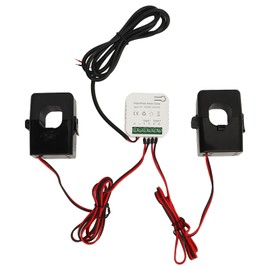 Smart Energy Meter APP Monitoring Electricity Monitor with 2x300A Current Transformer for Zigbee 3.0 AC90‑