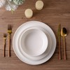 AmorArc Ceramic Dinnerware Sets, Wavy Rim Stoneware Plates and Bowls