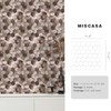 Miscasa Hexagon Peel and Stick Backsplah Tile, Brown Self Adhesive