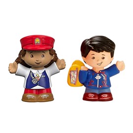 Replacement Parts for Little People Playset - Fisher-Price Playset FPM58 & DYP25 ~ Friendly Passengers Train ~ Replacement Figures Conductor Kathy and Passenger Ryan