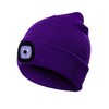 USB Rechargeable LED Beanie Hat for Men & Women –