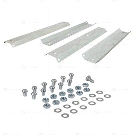 Everflow GWHS24 Water Heater Stand, Galvanized Steel, Chrome 24 in. x 24 in. x 18 in.