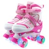 WELLWON Kids Roller Skates for Boys Girls, 4 Size Adjustable