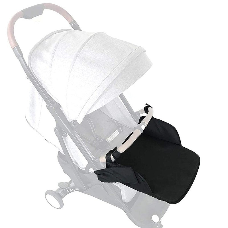 Adjustable, Removable Footrest Pushchair (Black)