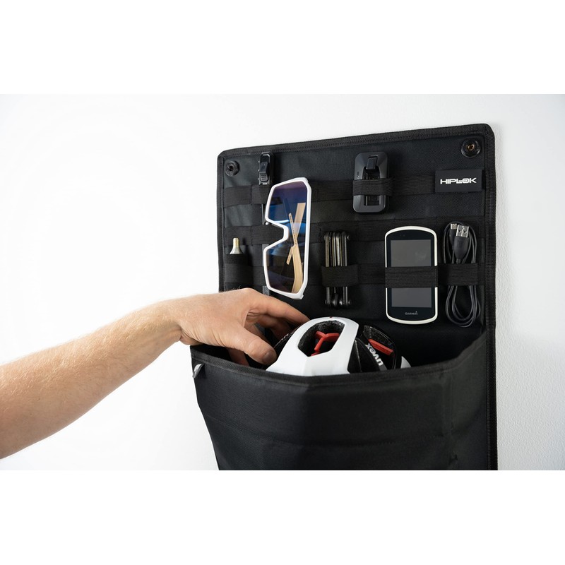 Hiplok ORGANIZER Cycling Accessories Storage Wall Pocket Black LxW: 85cm