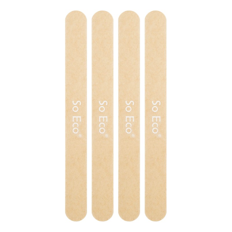 So Eco Professional Nail Files - 4 Pack, Beige (80