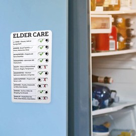 Chore Chart for Adults Boards, Portable to Do List Checklist Board for Home Travel Planning Reminder Daily Affairs with 10 Replaceable Paper (ELDER CARE)