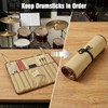 FEILOONG Drum Stick Bag, Crossbody Shoulder Strap Portable Vintage Drumstick