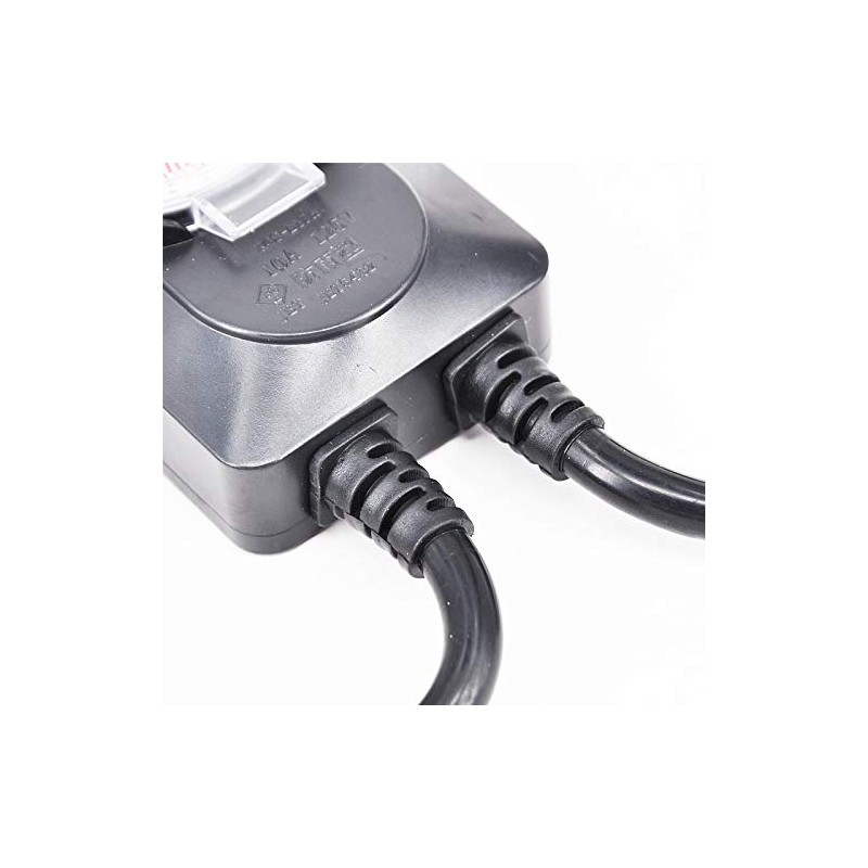 Timer Outlet, Rainproof, Waterproof, 24 Hours, Rainproof Plug, Rainproof Cap,