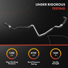 A-Premium Power Steering Return Hose Line Assembly Compatible with Ram ProMaster City 2015-2022, 2.4L, Gear To Cooler