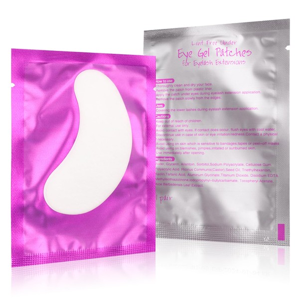 50 Pairs Eye Pads for Eyelash Extension Eyelash Pads Lint-Free