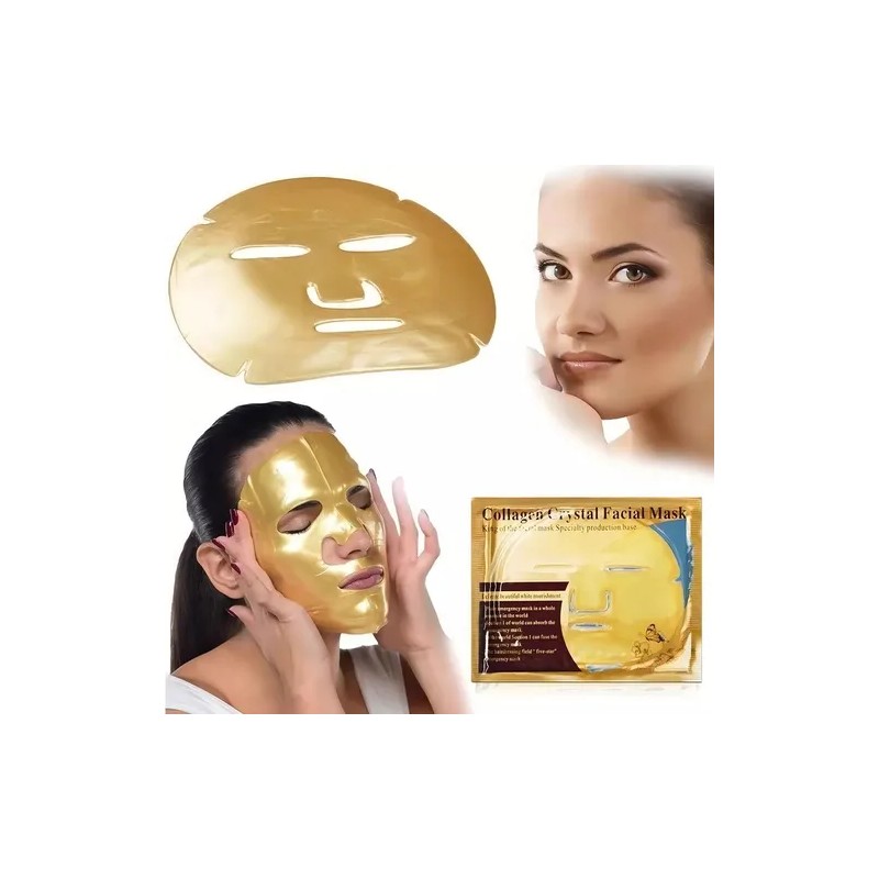 Mascarilla Oro Colageno Revitalizante Anti Edad 10 Pzs
