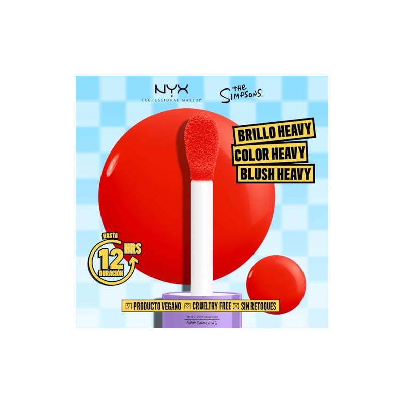 NYX PROFESSIONAL MAKEUP Rubor Líquido Fat Cheeks Snarky Scarlet (rojo)