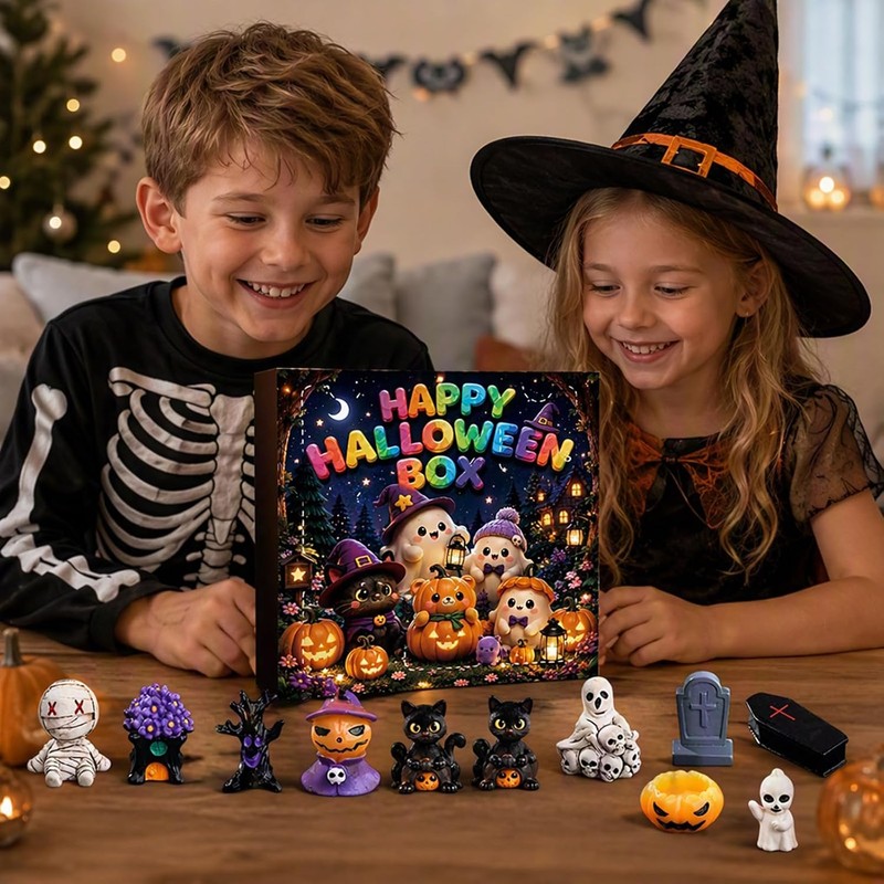 Halloween Favor Advent Calendar 24 Days Resin Miniatures