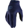 100% GUANTES Ridecamp Women's Gloves M Blue/Grey (NAVY/Slate), M, Blue/Grey
