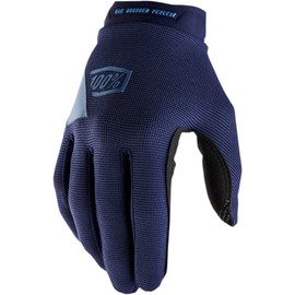 100% GUANTES Ridecamp Women's Gloves M Blue/Grey (NAVY/Slate), M, Blue/Grey (Navy/Slate)
