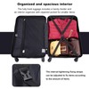 Travelhouse Amalodie Hardshell Luggage Set,3 Piece Hardside Suitcases with Spinner