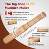 Barillio Drink Muddler Mallet and Lewis Bag Set - Big-Shot