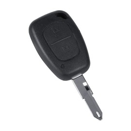 Control Remoto de 2 Botones sin Cortar la Hoja en Auto Auto Fob Clave Shell Case para