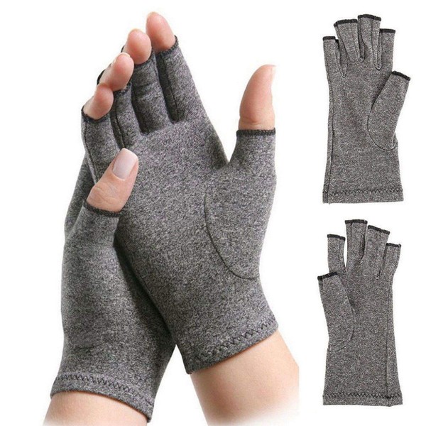 FAMKIT Arthritis Compression Gloves Guaranteed Highest Copper Content Best Copper Glove for Carpal Tunnel, Computer Typing and Daily Hand Support Suitable for Men and Women