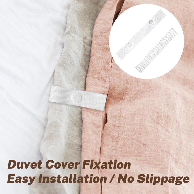 YBEATY 16 PCS Duvet Snaps to Hold Comforter Duvets Clips